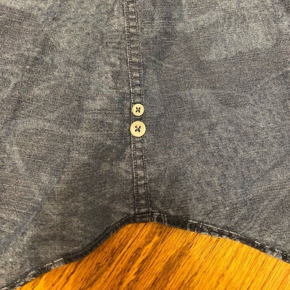 Ralph Lauren Slim Fit Button Down Short Sleeve Fish Print Shirt - Picture 6 of 13